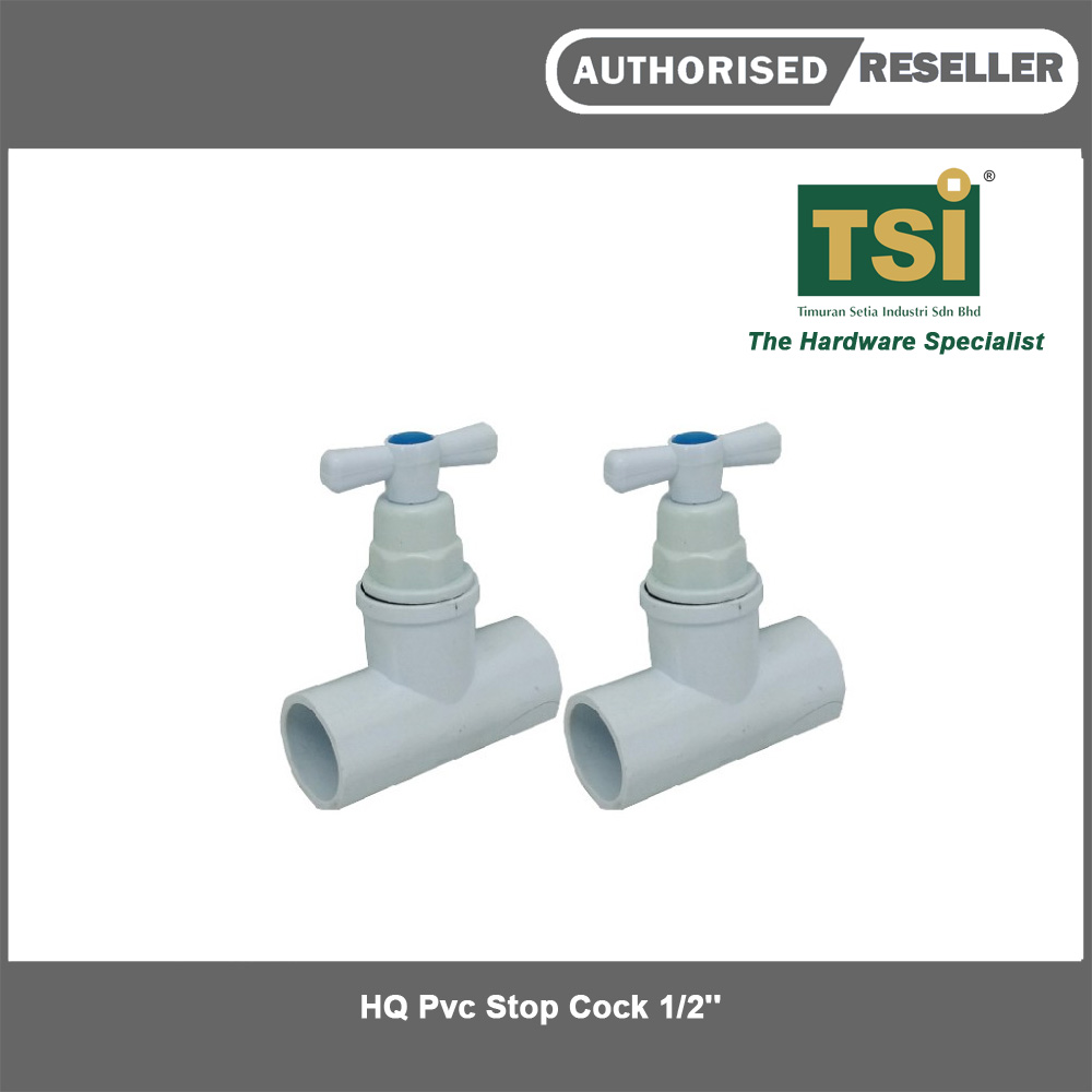 HQ Pvc Stop Cock 1/2''